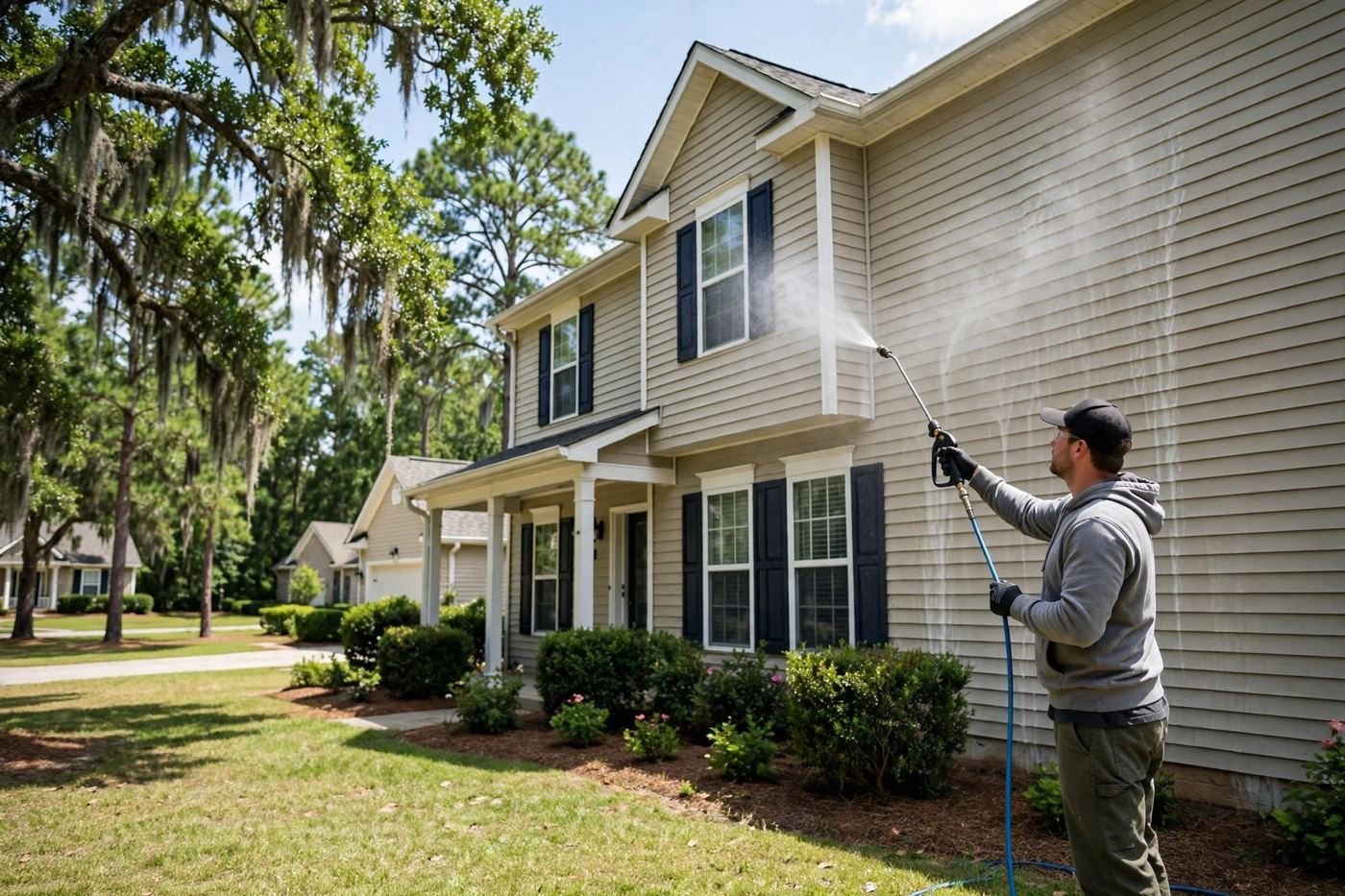 House Washing in Marietta, GA — Resiclean, Marietta GA